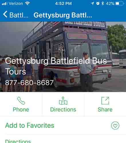 My Gettyburg App